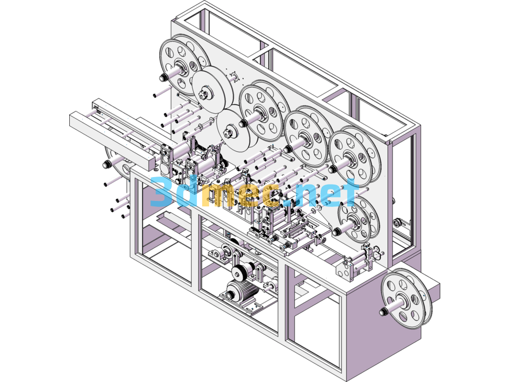 Electronic Product Packaging Machine - 3D Model SolidWorks Free Download