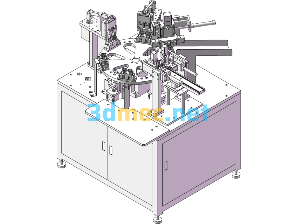 Light Bulb Assembly Machine - 3D Model SolidWorks Free Download