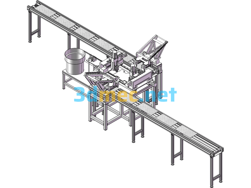 LED Board Machine - 3D Model SolidWorks Free Download