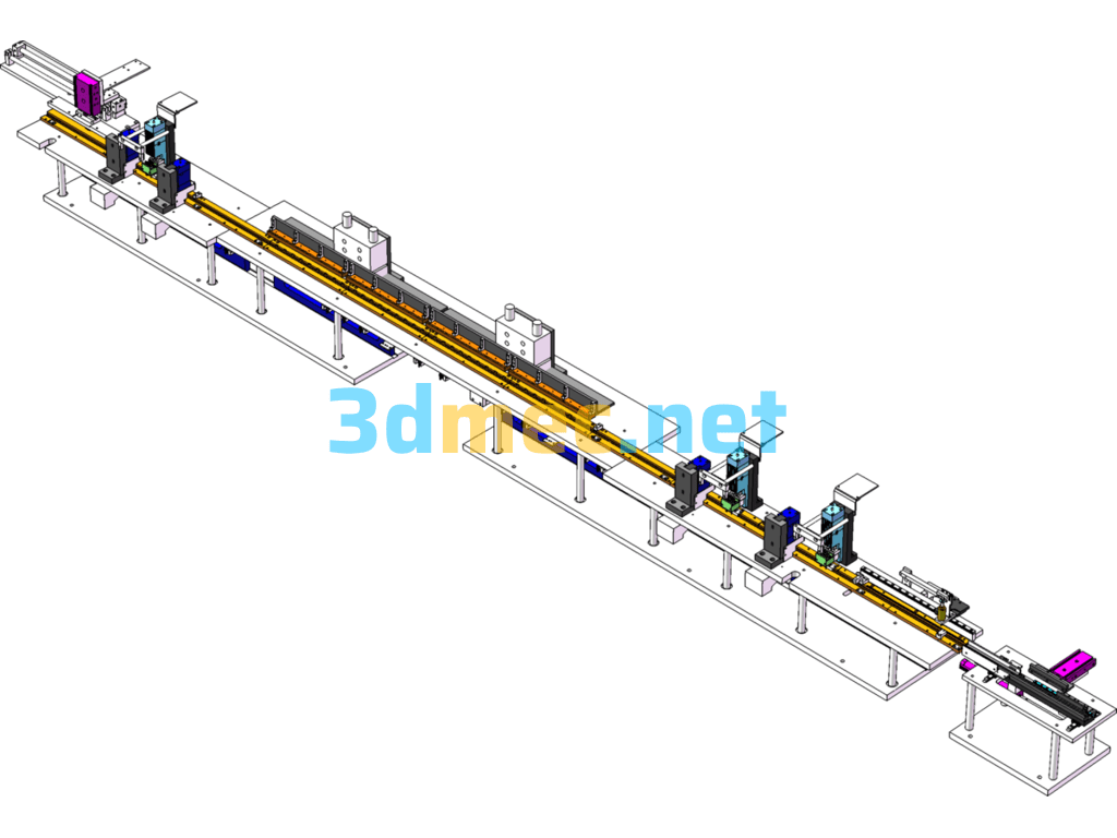 CA45 Test Machine (Commonly Used In The Electronic Connector Industry) - 3D Model SolidWorks Free Download