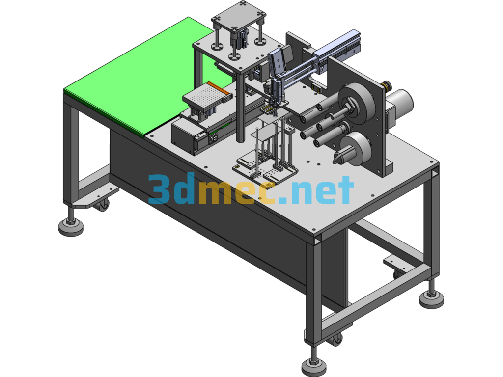 OCA Laminating Machine, Vacuum Laminating Machine, Touch Screen Laminating Machine - 3D Model SolidWorks Free Download