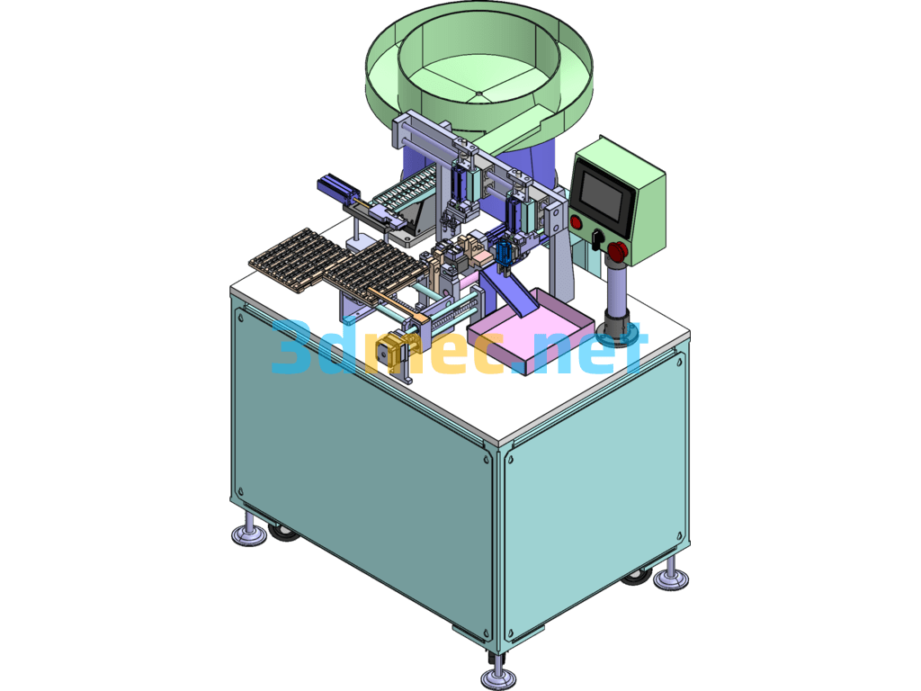 Automatic Welding Machine For Elastic Thin Plates - 3D Model SolidWorks Free Download