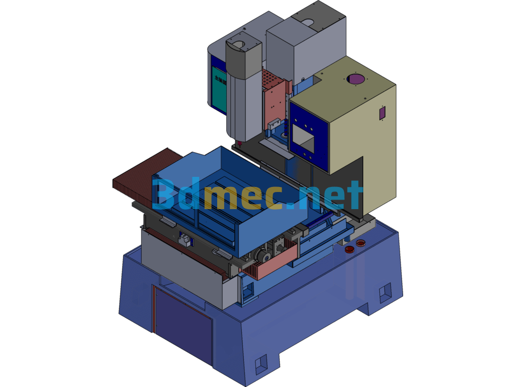 CNC Engraving Machine - 3D Model SolidWorks Free Download