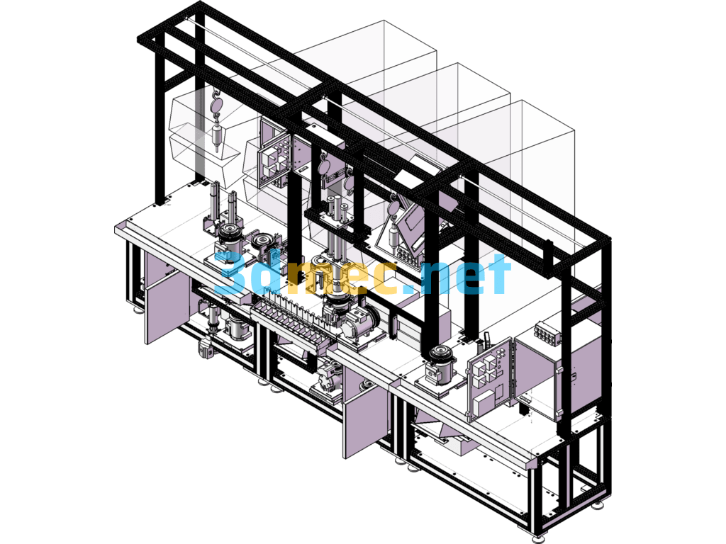 10P30 Clutch Assembly Line - 3D Model SolidWorks Free Download