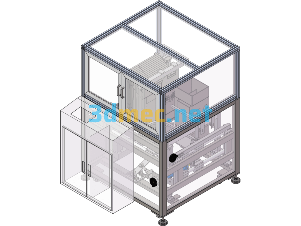 Automatic Carton Opener - 3D Model SolidWorks Free Download