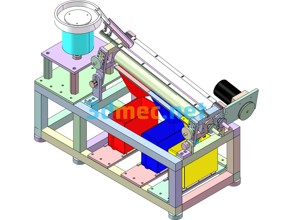 Sorting Machine - 3D Model SolidWorks Free Download