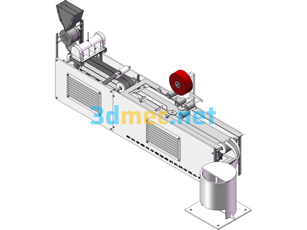 Firecracker Weaving Machine - 3D Model SolidWorks Free Download