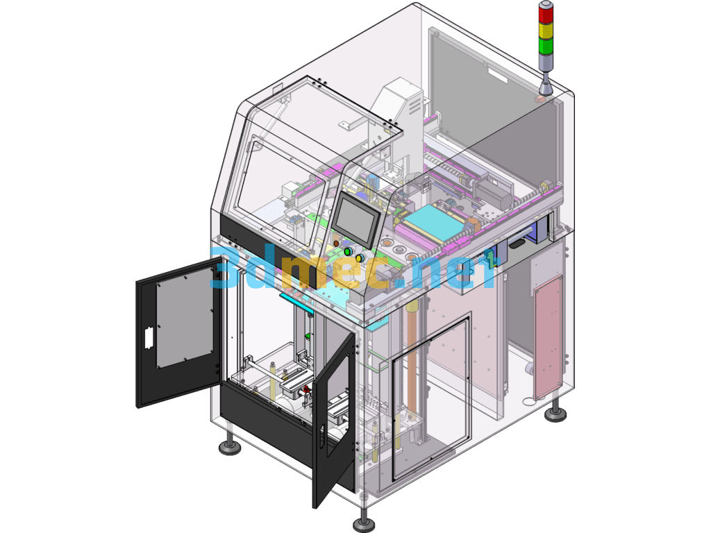 PCB Transplant Machine - 3D Model SolidWorks Free Download