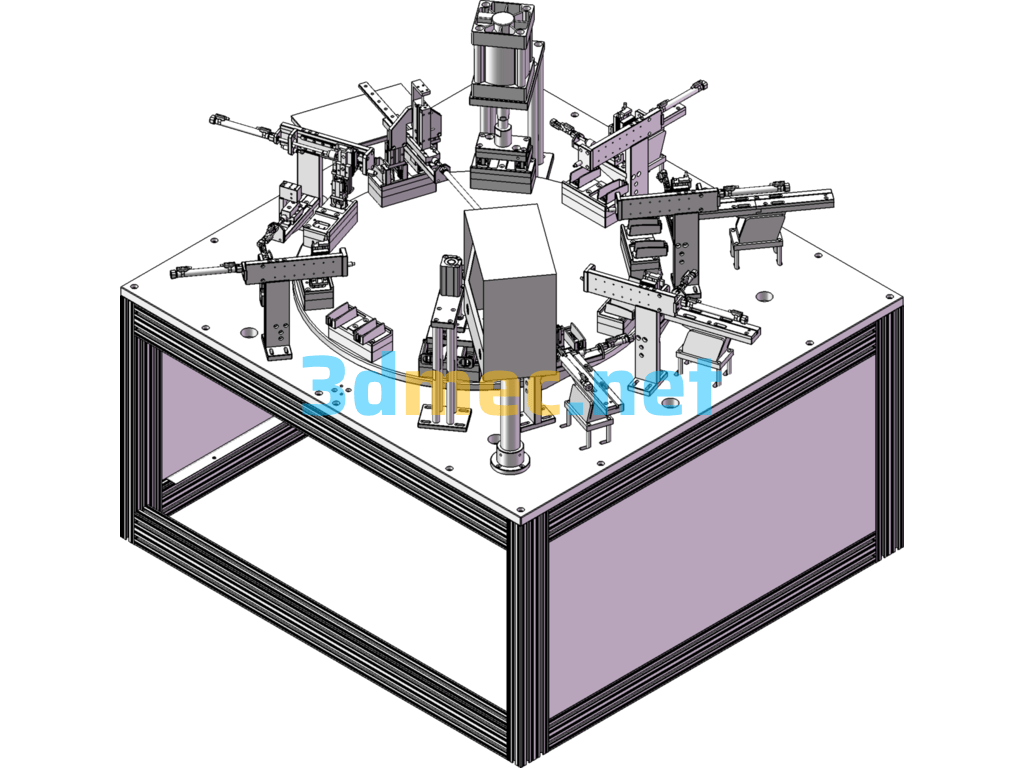 Charger Plug Assembly Machinery And Equipment - 3D Model SolidWorks Free Download