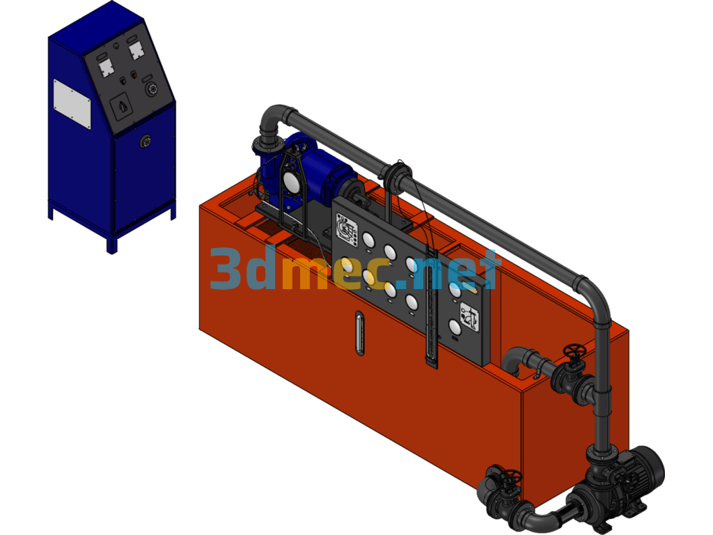 Mixed Flow Pump Turbine - 3D Model SolidWorks Free Download