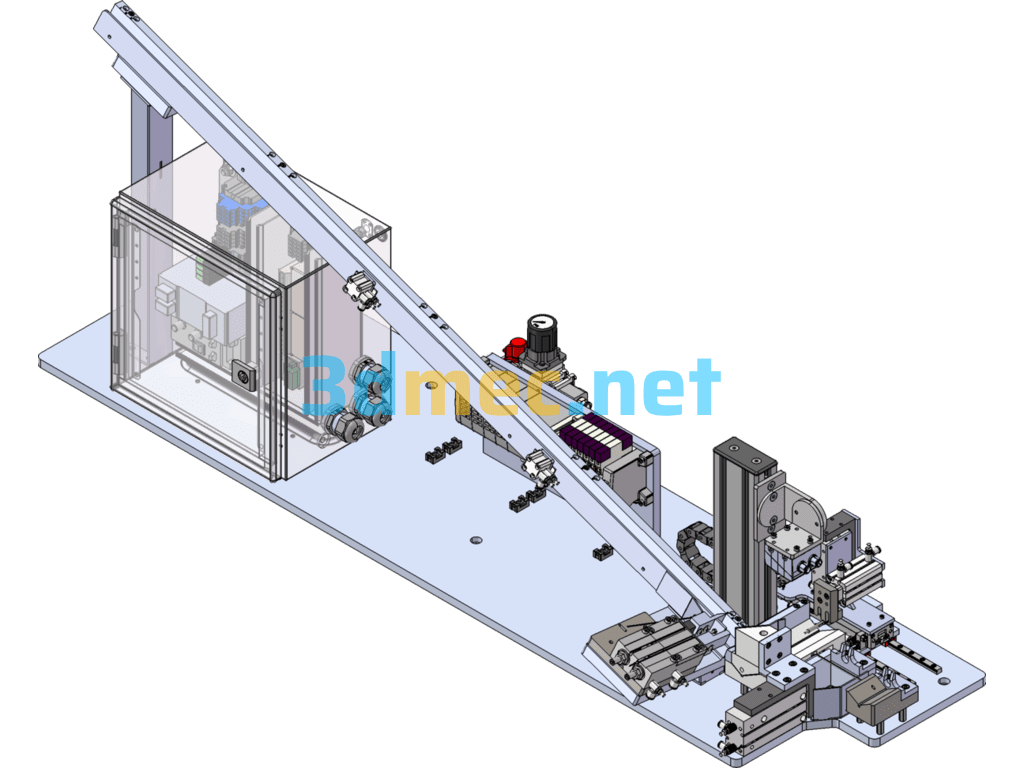 Automated Nut Feeder - 3D Model SolidWorks Free Download