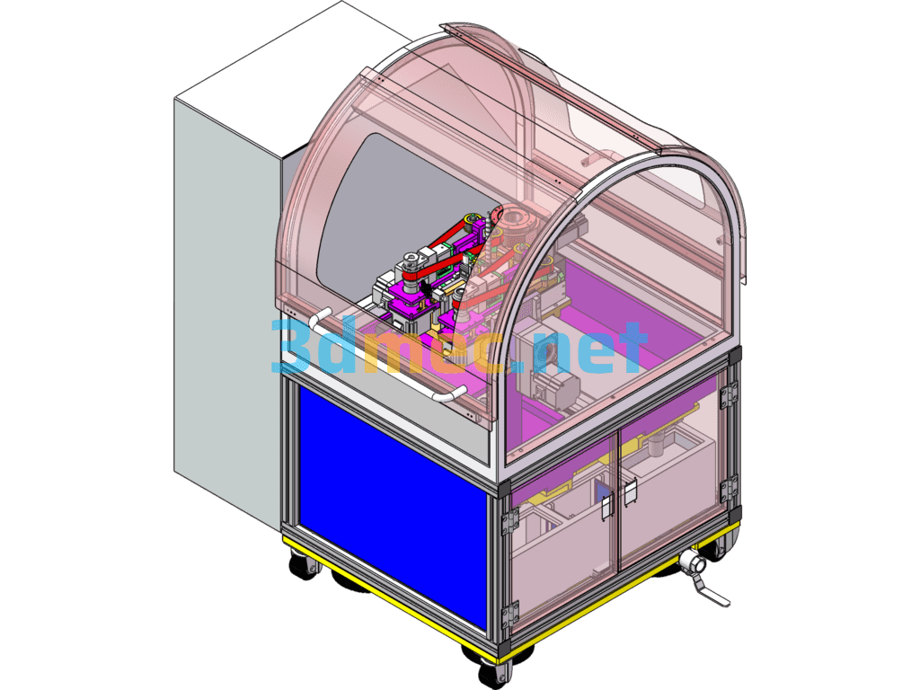 Polishing Machine - 3D Model SolidWorks Free Download