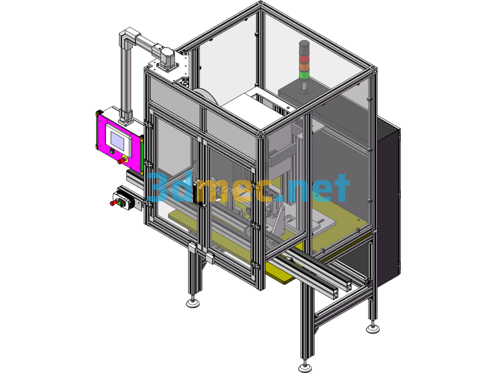 Automatic Assembly Visual Inspection Equipment - 3D Model SolidWorks Free Download