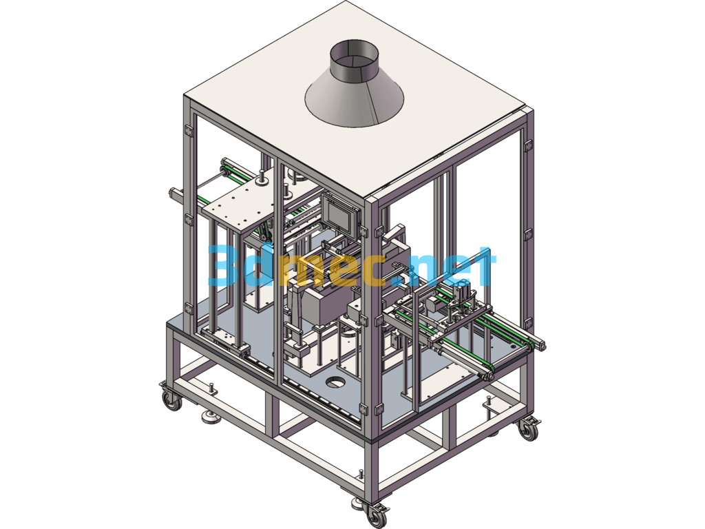 Automatic Tinning Machine - 3D Model SolidWorks Free Download