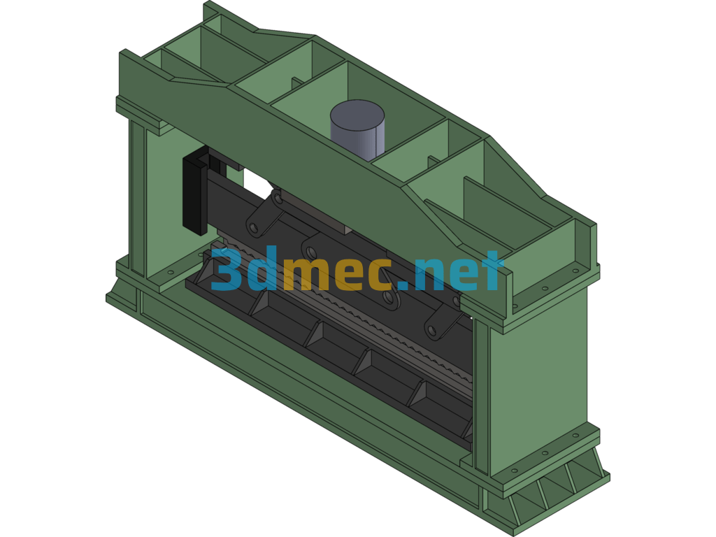 Cutting Machine 3D Drawing - 3D Model SolidWorks Free Download