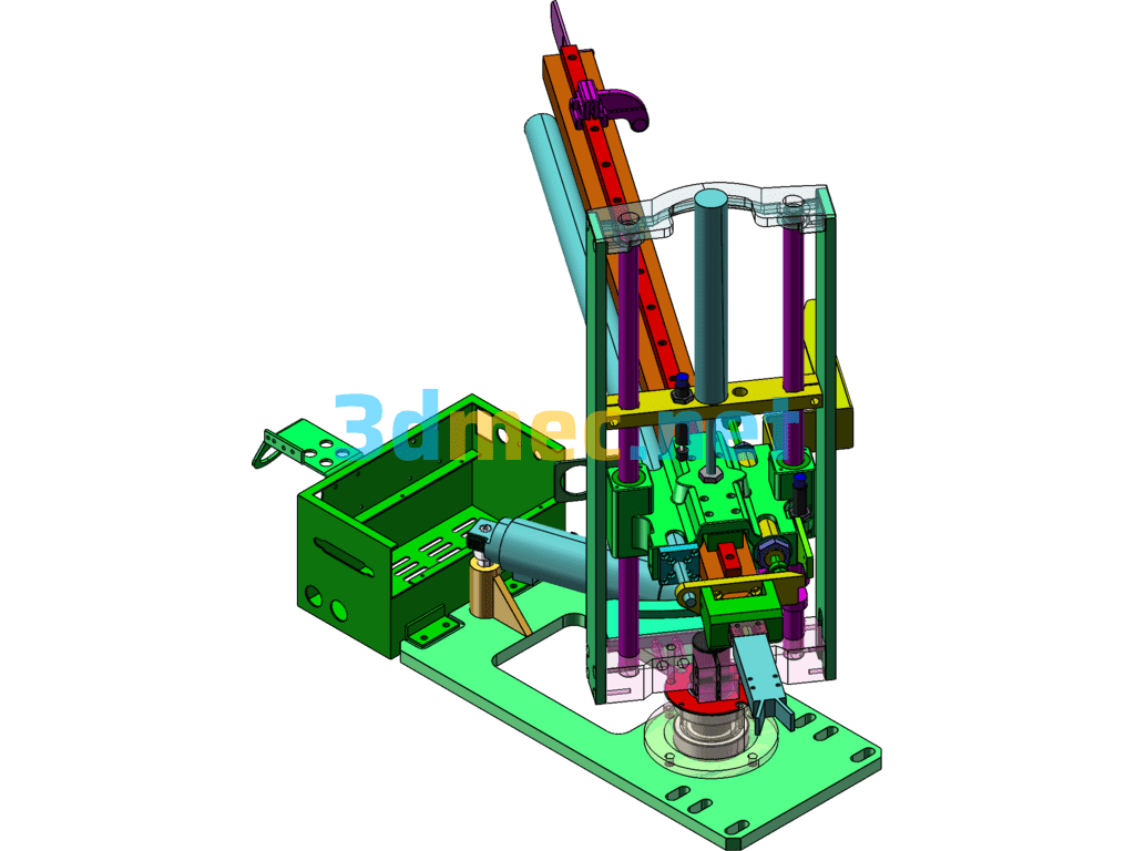 Vertical Robot (Vertical Outside Mold Material Taking Robot) - 3D Model SolidWorks Free Download