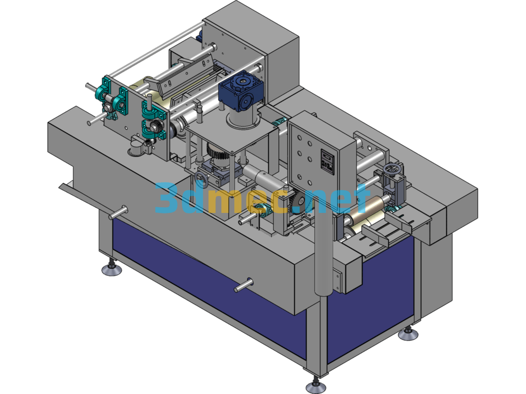 Special-Shaped Wood Board Roller Coating Machine (Non-Standard Special-Shaped Machine) - 3D Model SolidWorks Free Download