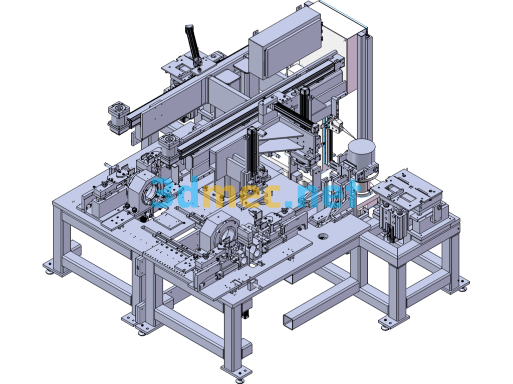 Automobile Module Assembly Equipment - 3D Model SolidWorks Free Download