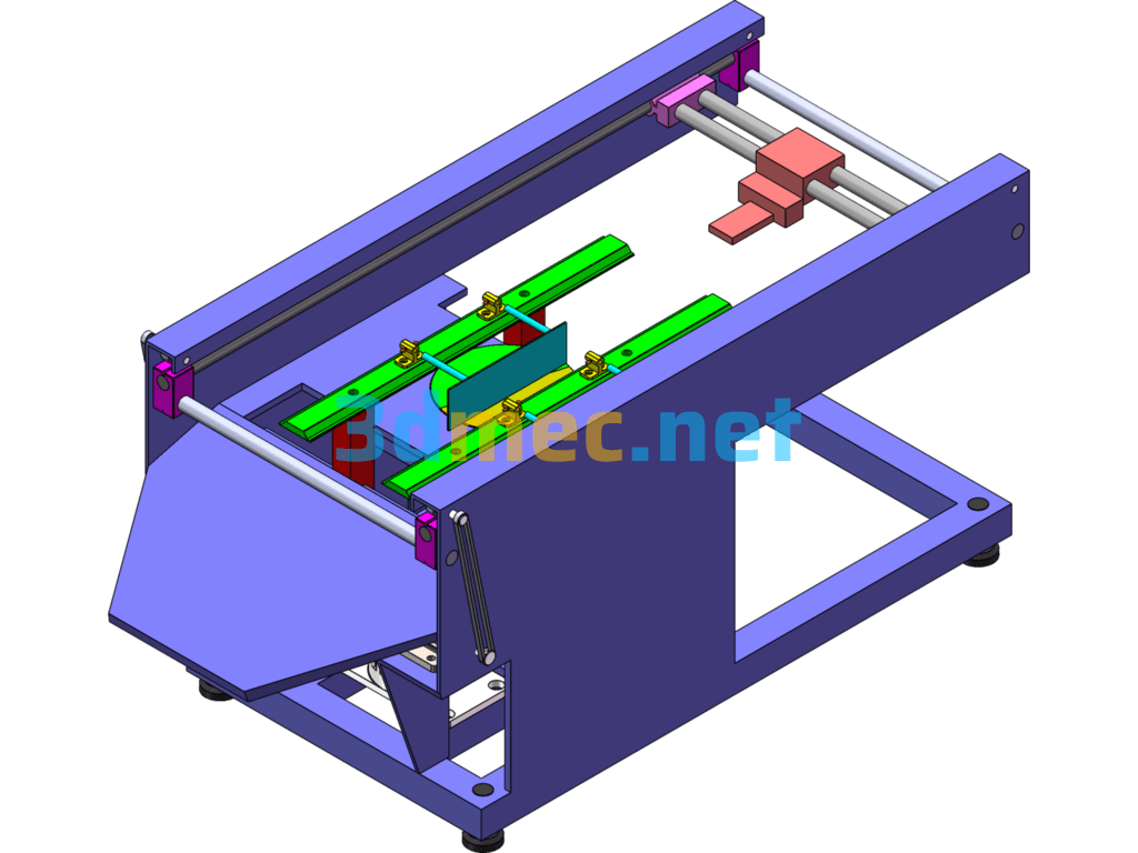 Cutting Machine - 3D Model SolidWorks Free Download