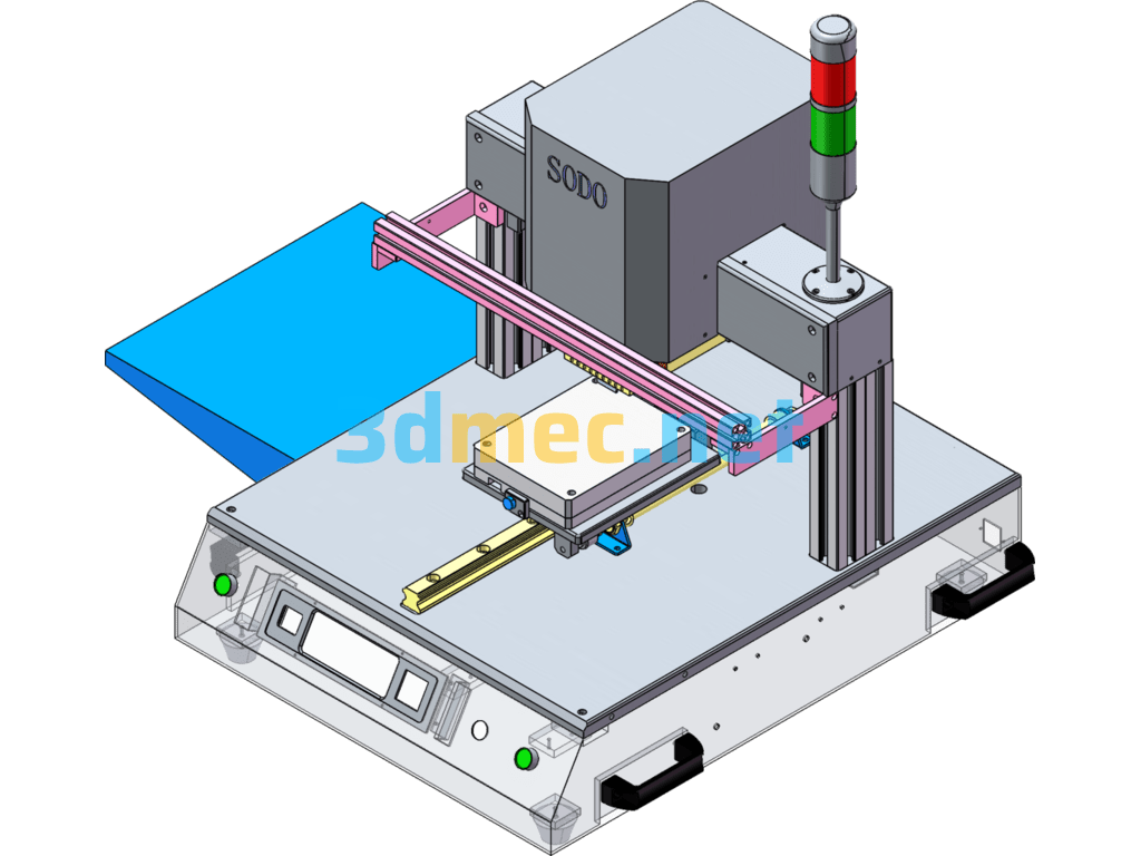 Pulse Welding Machine - 3D Model SolidWorks Free Download