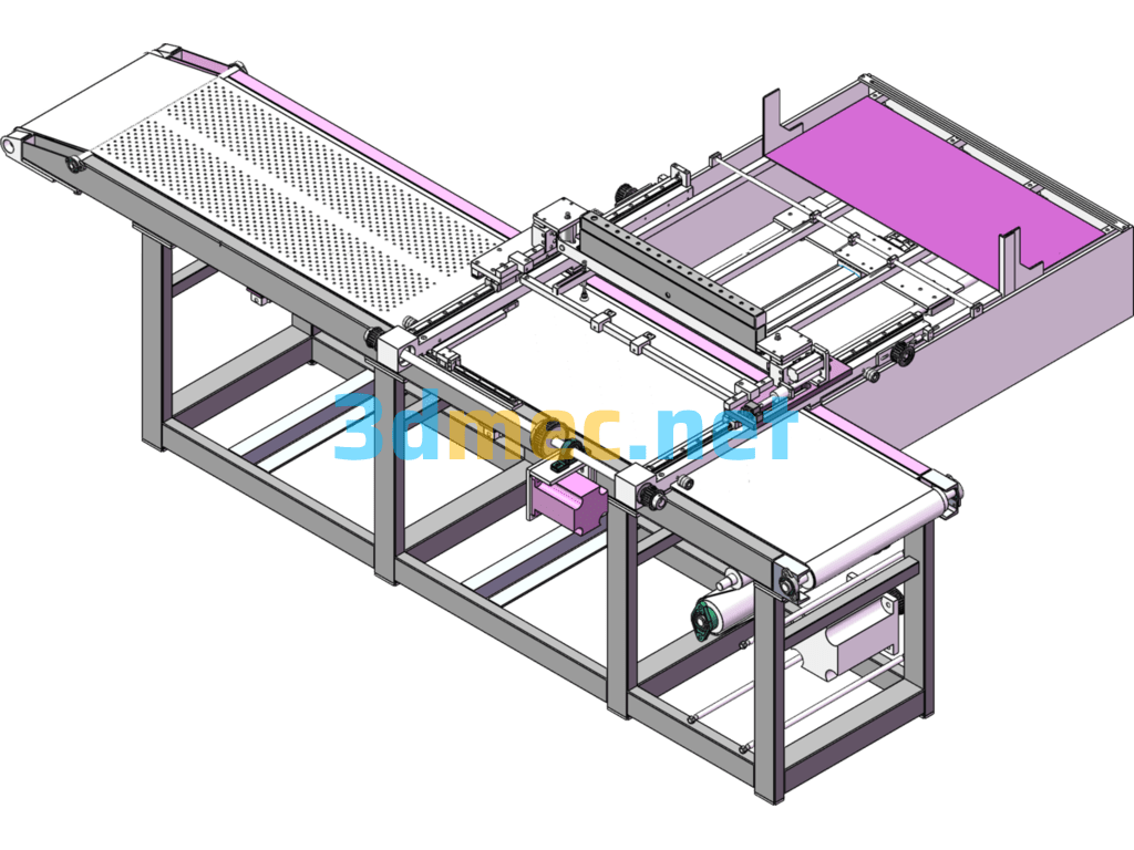 Non-Standard Automatic Feeding Machine - 3D Model SolidWorks Free Download