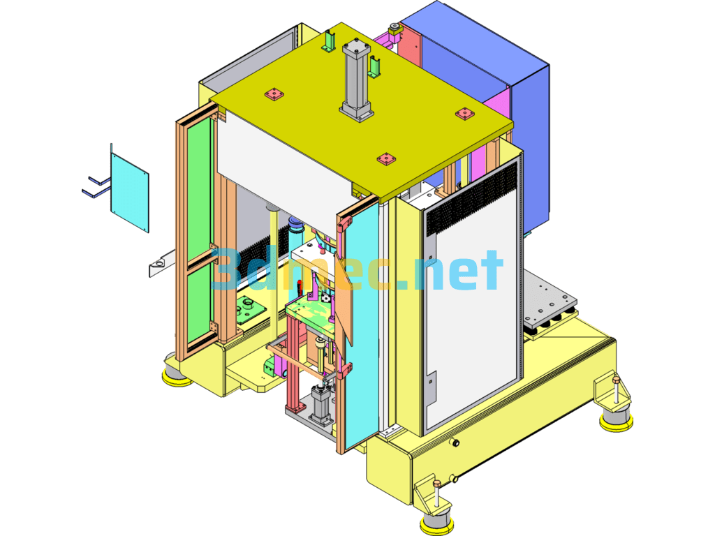 Frame Equipment Machine - 3D Model SolidWorks Free Download