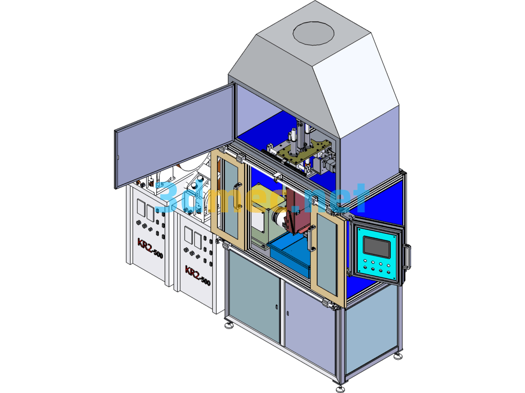 Automatic Welding Equipment - 3D Model SolidWorks Free Download