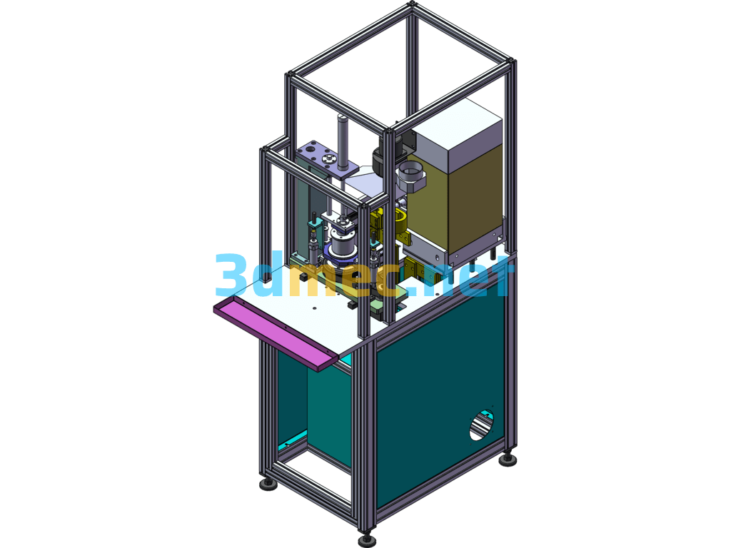 Automatic Welding Machine - 3D Model SolidWorks Free Download