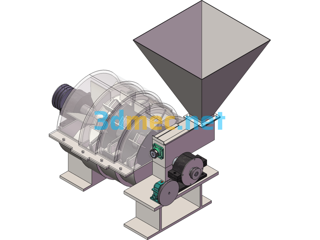 Automatic Coal Injection Machine - 3D Model SolidWorks Free Download