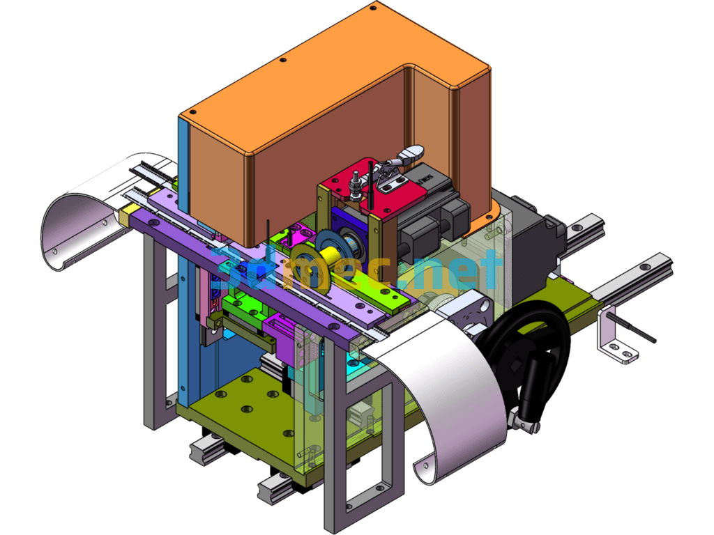 Cam Bending Machine, Cam Bending Module Mechanism - 3D Model SolidWorks Free Download