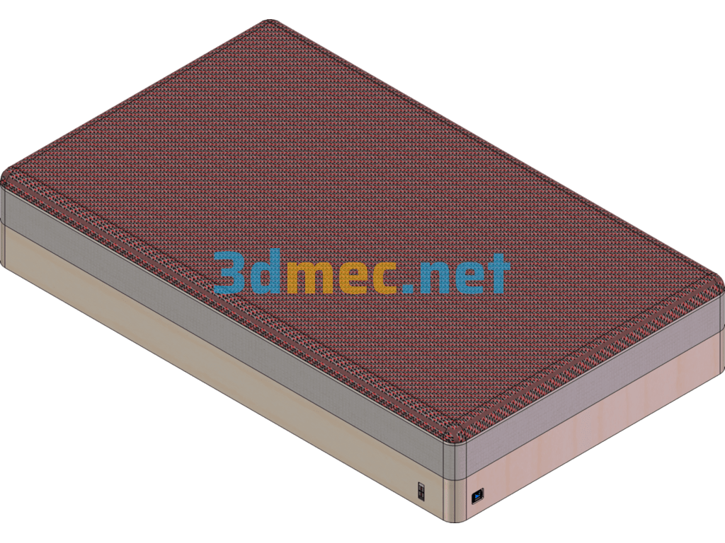 Intelligent Soft And Hard Mattress - 3D Model SolidWorks Free Download