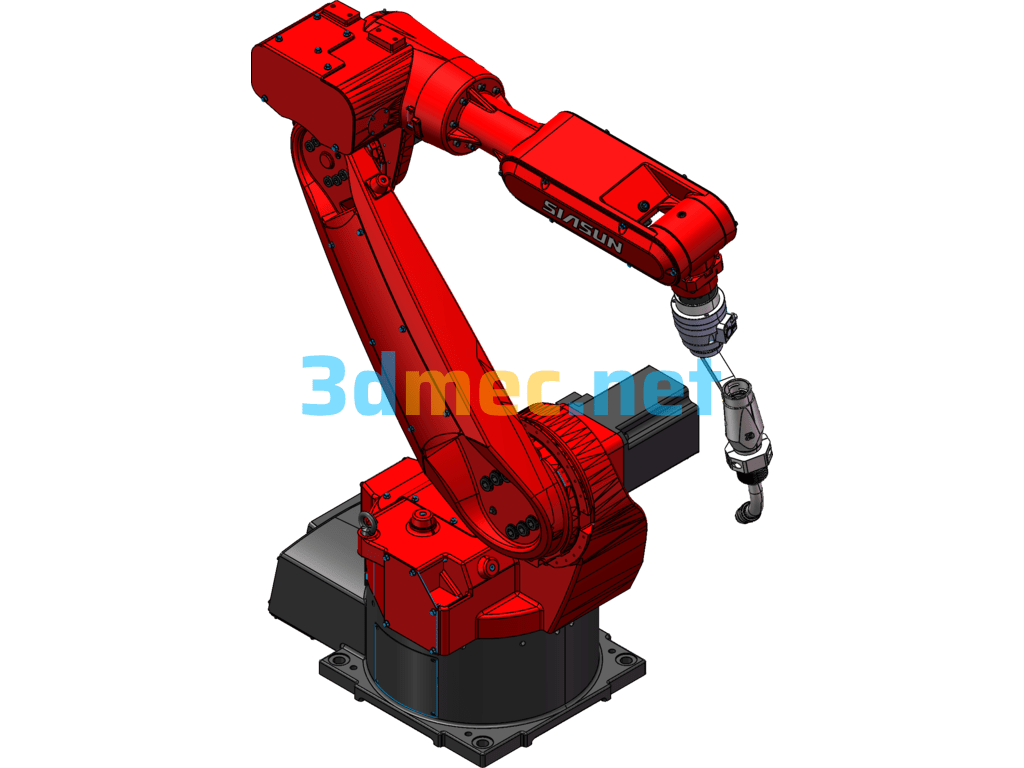 Siasun Robot Welding Gun - 3D Model SolidWorks Free Download