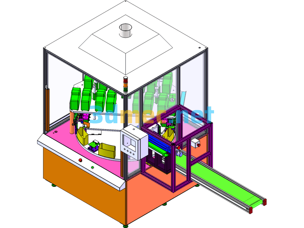 Circuit Board Automatic Soldering Machine - 3D Model SolidWorks Free Download