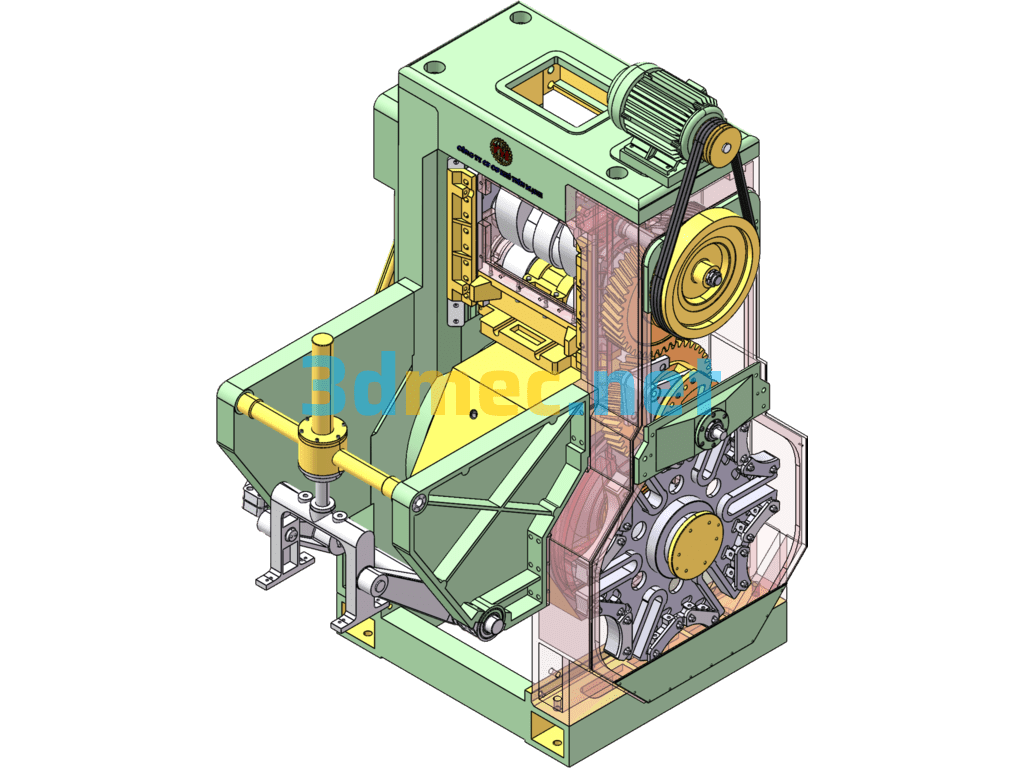 Automatic Tile Making Machine - 3D Model SolidWorks Free Download