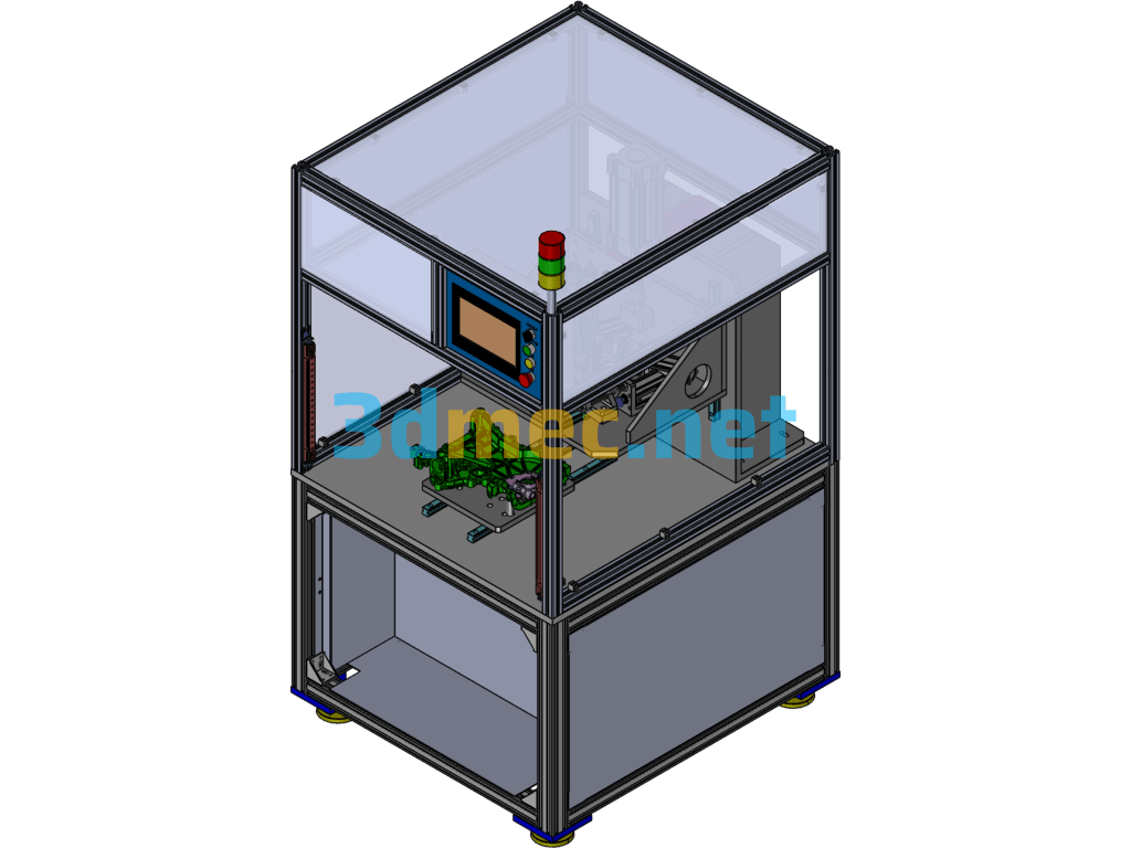 Pump Body Screw Tightening Machine - 3D Model SolidWorks Free Download