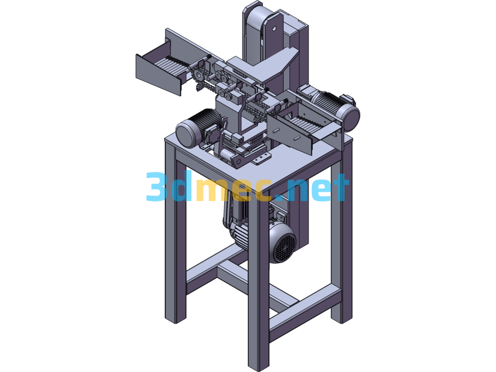 Classic Cylindrical Surface Polishing Machine - 3D Model SolidWorks Free Download