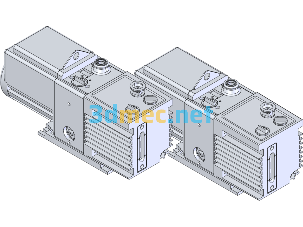 RV12 Vacuum Pump - 3D Model SolidWorks Free Download