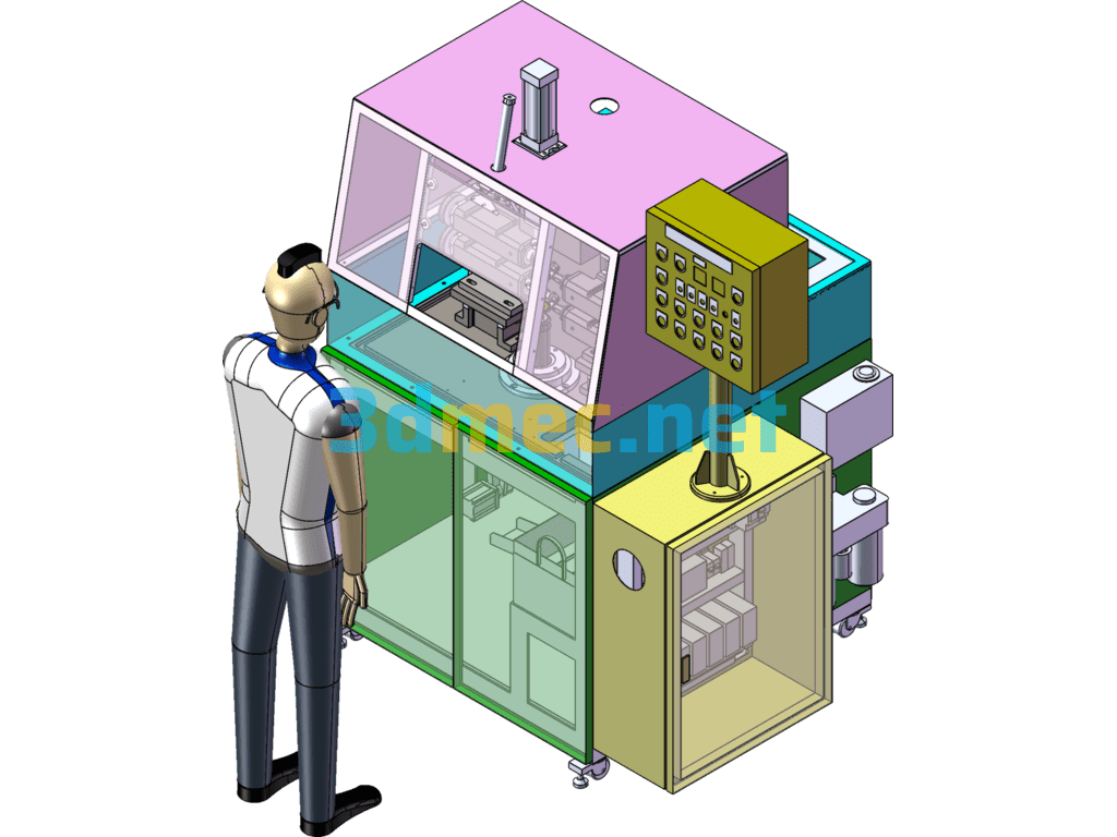 Special Gear Processing Machine (Special Gear Processing And Manufacturing All-In-One Machine) - 3D Model SolidWorks Free Download