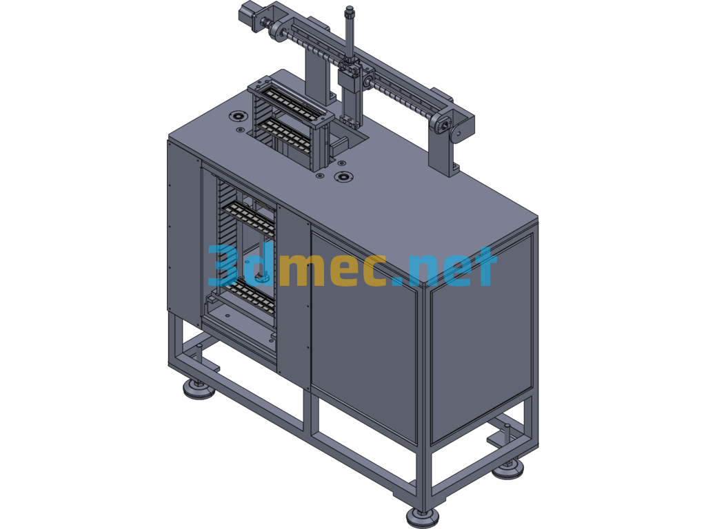 Magnetic Ring Forming Machine Non-Standard Equipment - 3D Model SolidWorks Free Download