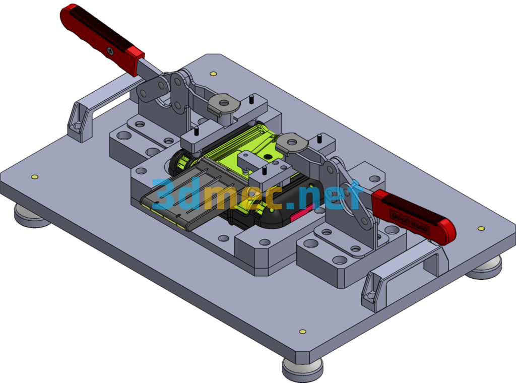 Small Gripper Fixture - 3D Model SolidWorks Free Download