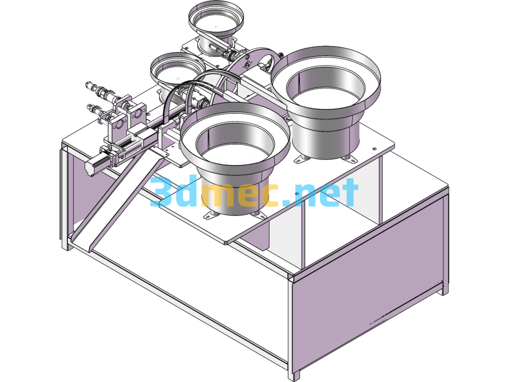 DC Motor Commutator Assembly Machine - 3D Model SolidWorks Free Download