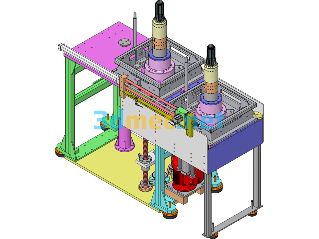 Non-Standard Automatic Equipment Rack Design - 3D Model SolidWorks Free Download