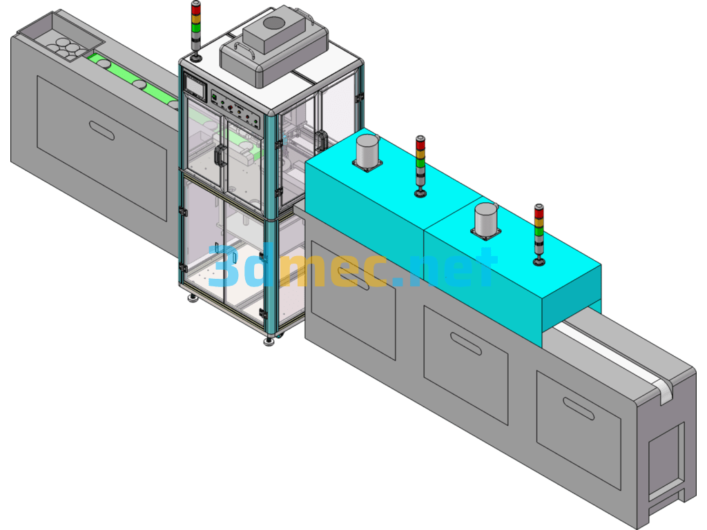 Eyeglass Lens Dispensing And Baking Equipment - 3D Model SolidWorks Free Download