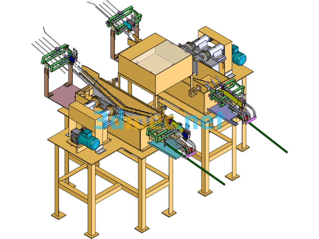 Non-Standard Automatic Feeder - 3D Model SolidWorks Free Download