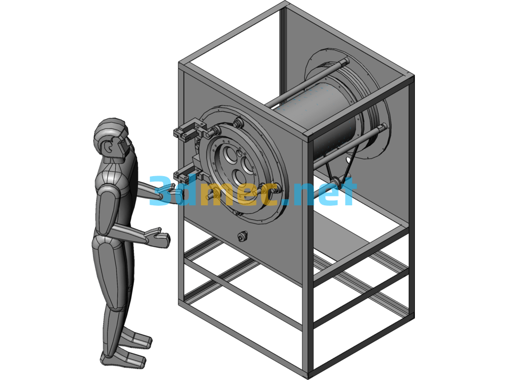 Bacteria Observation And Research Equipment - 3D Model SolidWorks Free Download