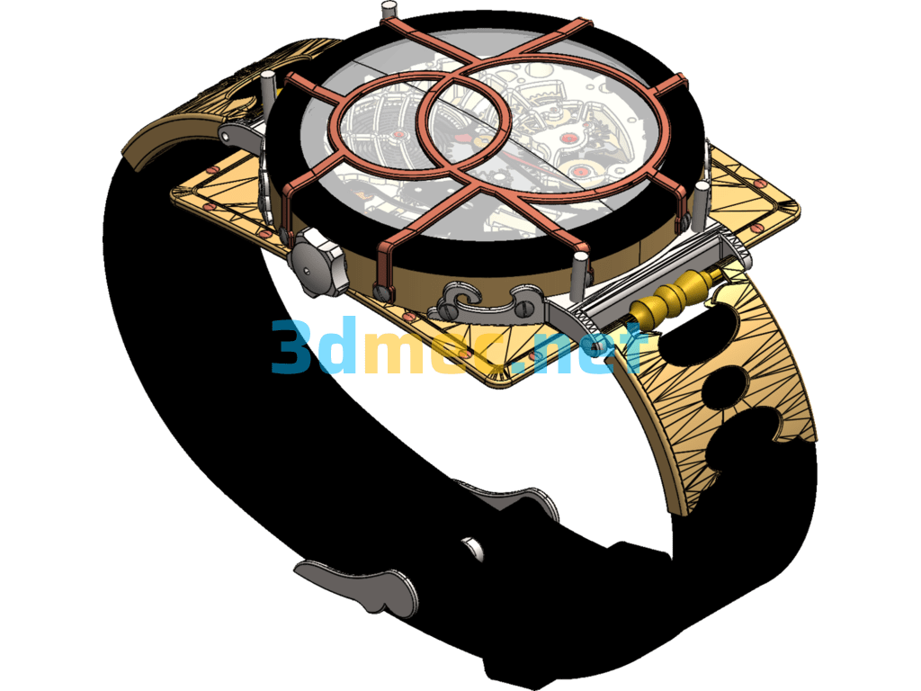 Concept Watches (Creative Watches) SW Design - 3D Model SolidWorks Free Download