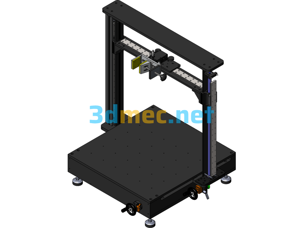 Manual Adjustment Experimental Platform, Manual Debugging Platform - 3D Model SolidWorks Free Download