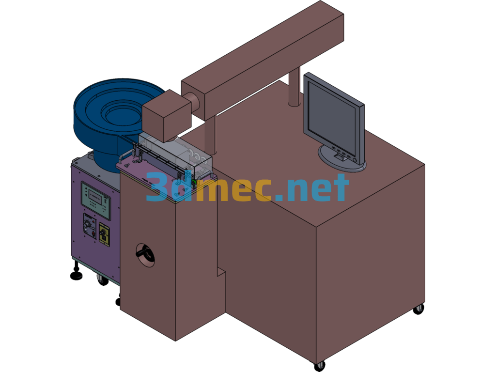 Automatic Feeding System For Marking Machine - 3D Model SolidWorks Free Download