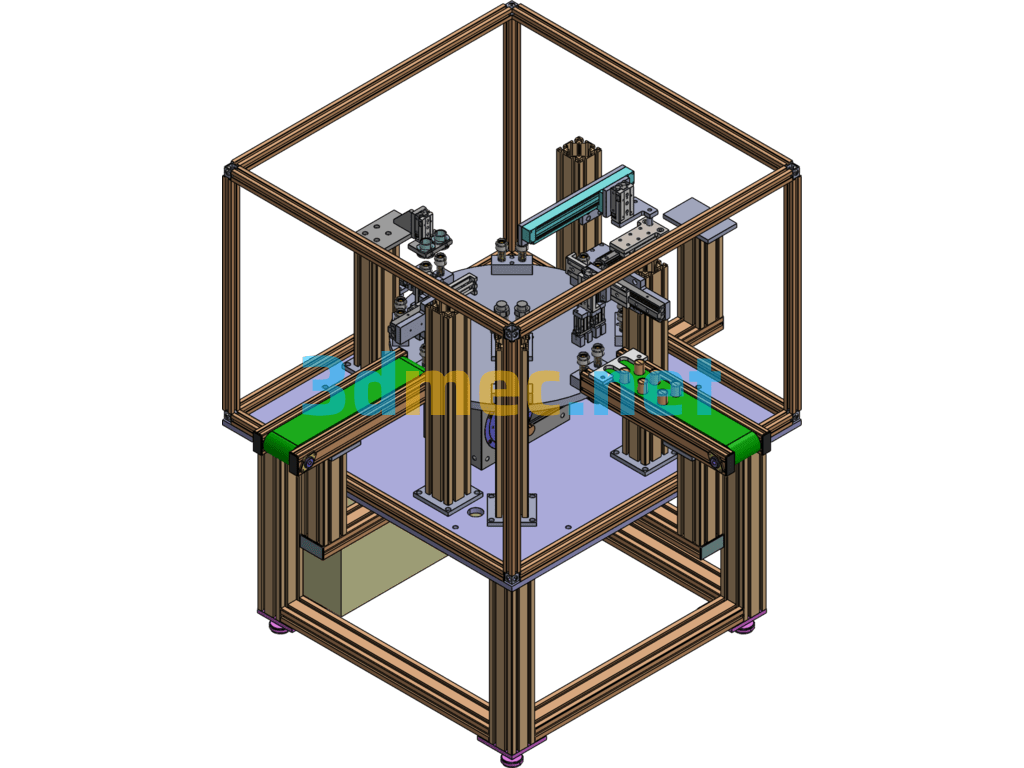 Fixture Assembly Diagram - 3D Model SolidWorks Free Download