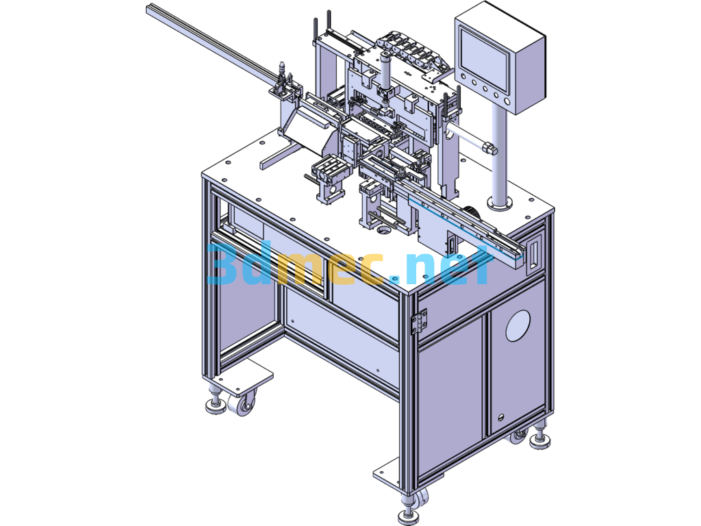 Automatic Electrical Performance Testing Machine For Electrical Components (Electrical Testing Machine) - 3D Model SolidWorks Free Download